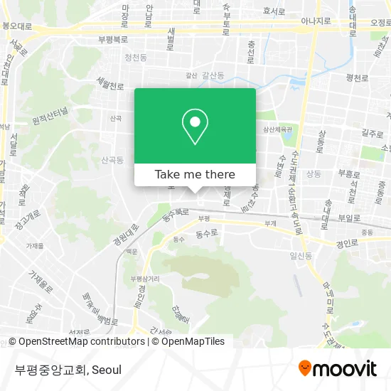 부평중앙교회 map