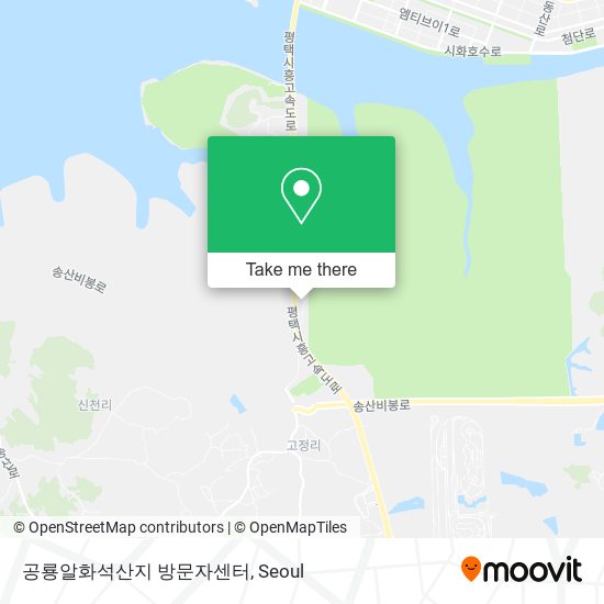 공룡알화석산지 방문자센터 map