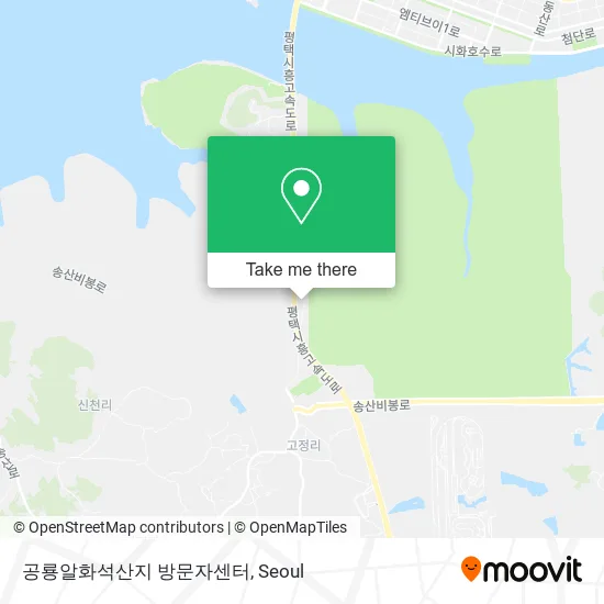 공룡알화석산지 방문자센터 map