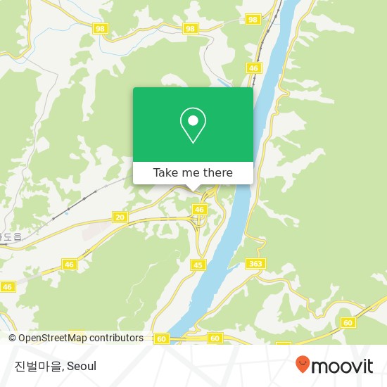 진벌마을 map