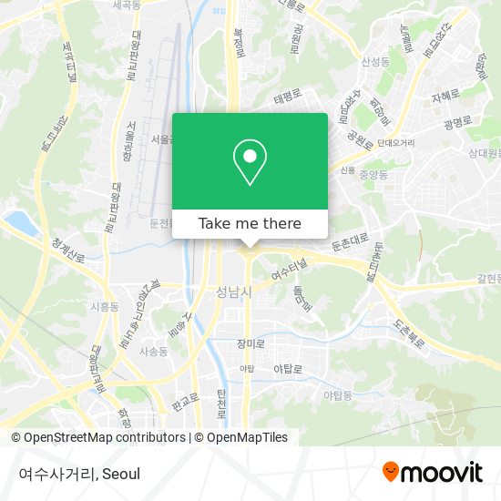 여수사거리 map