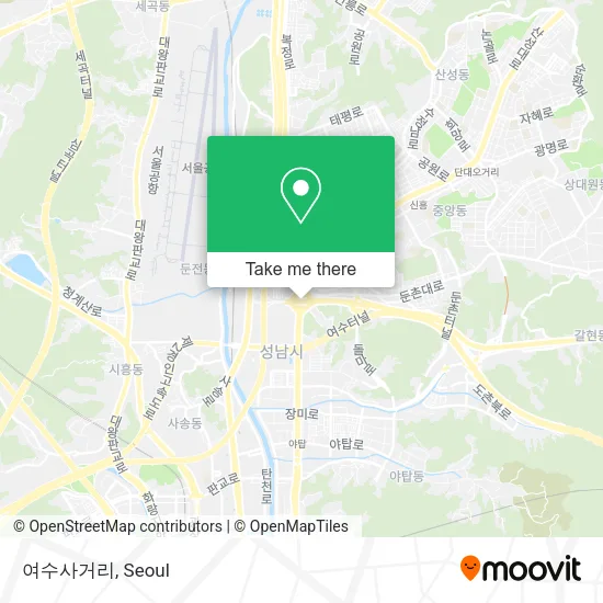 여수사거리 map