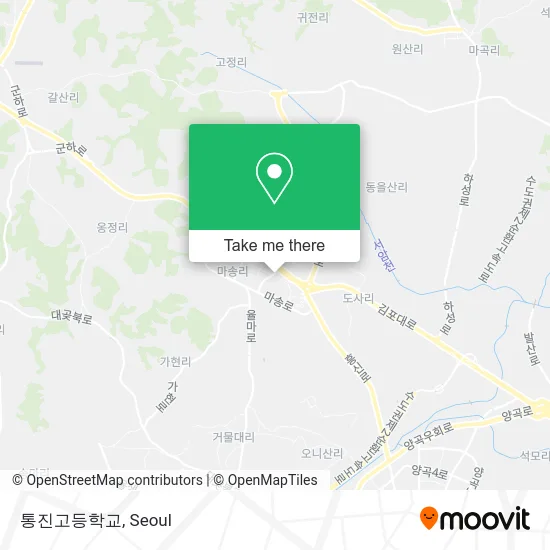 통진고등학교 map