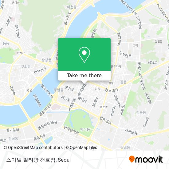 스마일 멀티방 천호점 map