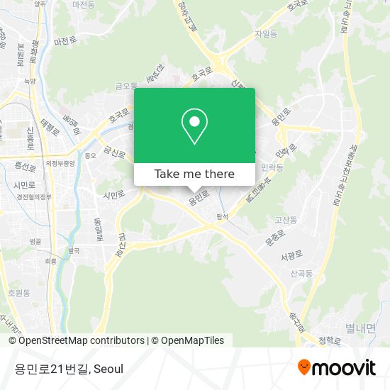 용민로21번길 map