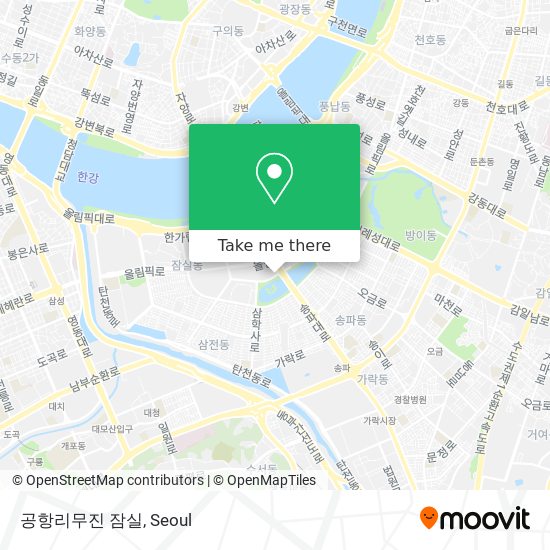 공항리무진 잠실 map