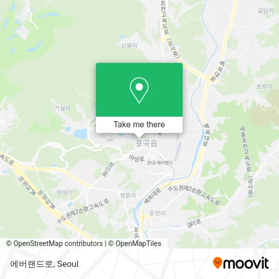 에버랜드로 map