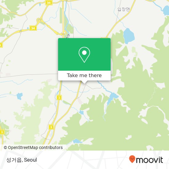 성거읍 map