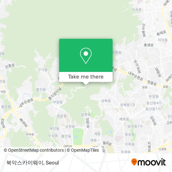 북악스카이웨이 map