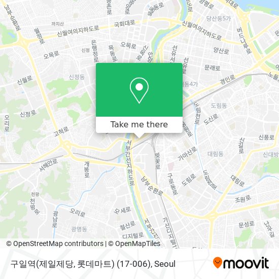 구일역(제일제당, 롯데마트) (17-006) map