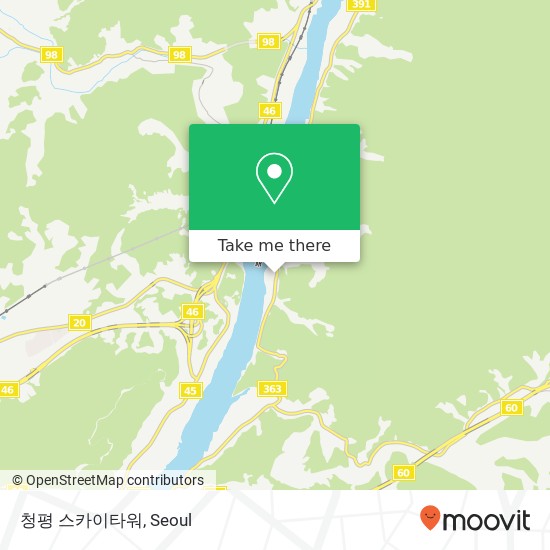 청평 스카이타워 map