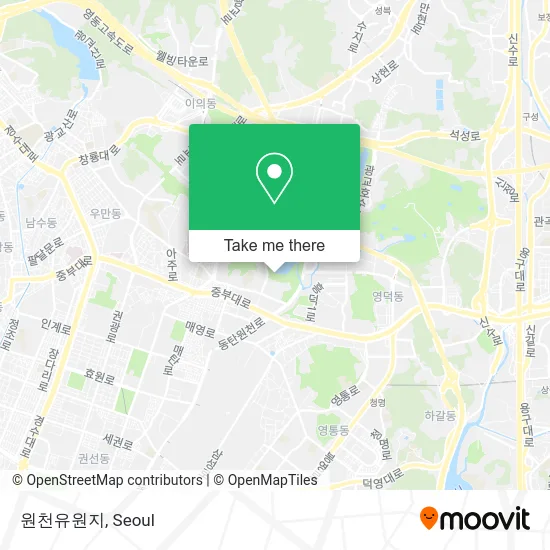 원천유원지 map