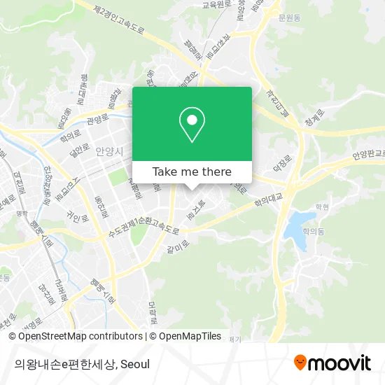 의왕내손e편한세상 map