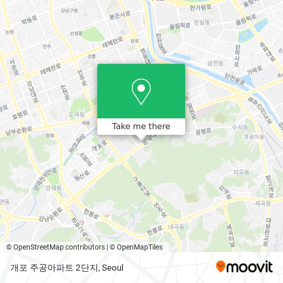 개포 주공아파트 2단지 map