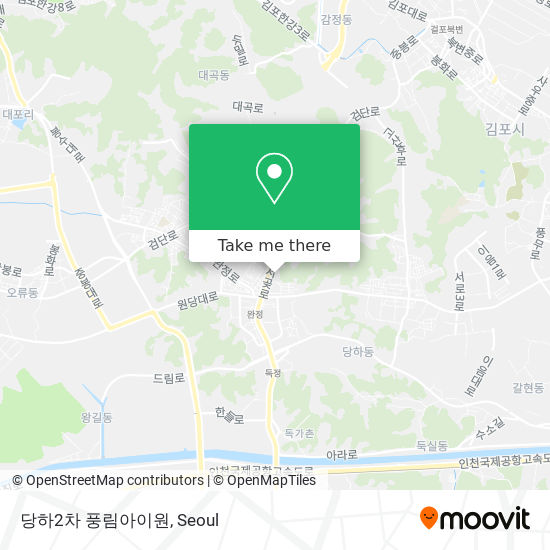 당하2차 풍림아이원 map