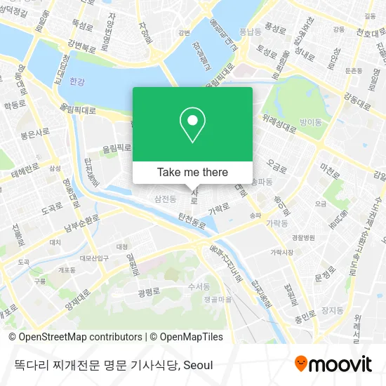 똑다리 찌개전문 명문 기사식당 map