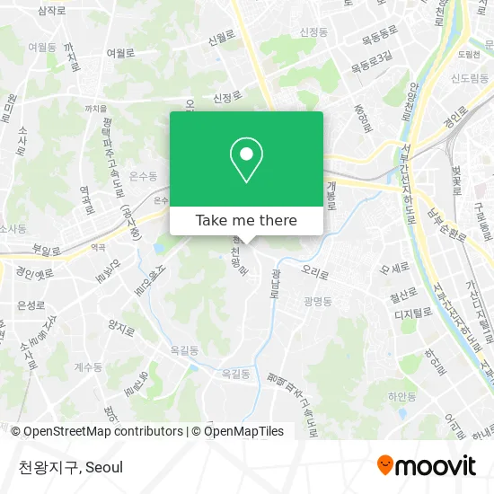 천왕지구 map