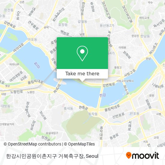 한강시민공원이촌지구 거북축구장 map