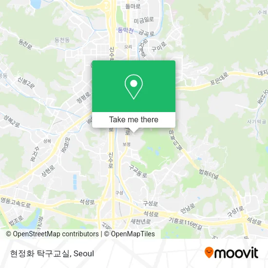 현정화 탁구교실 map