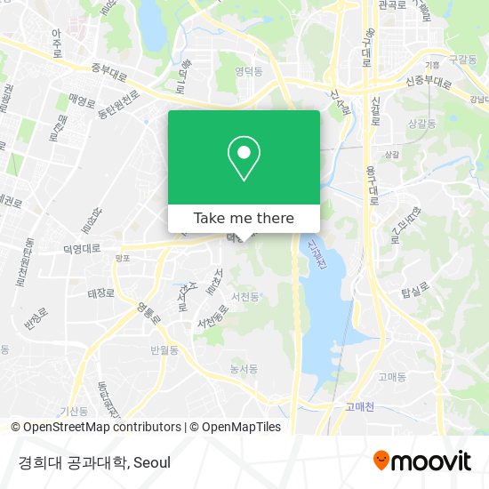경희대 공과대학 map