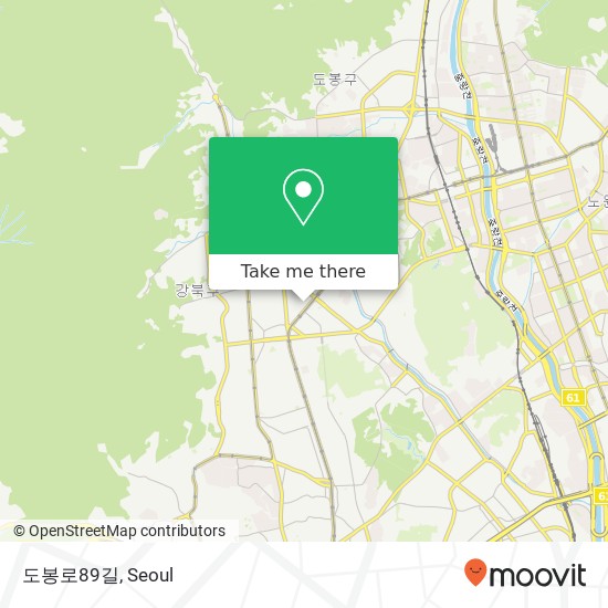 도봉로89길 map