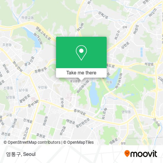 영통구 map