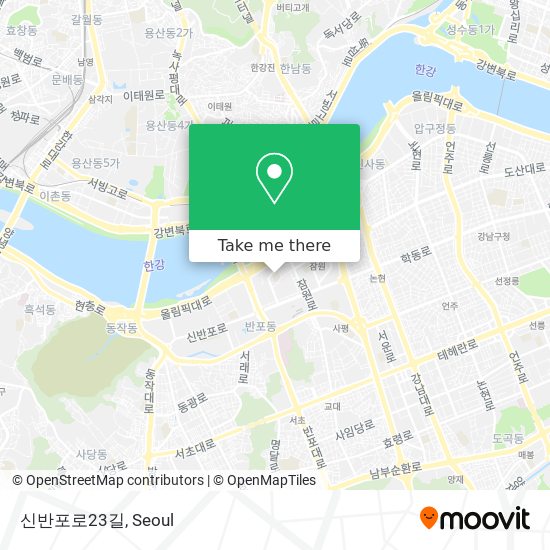 신반포로23길 map