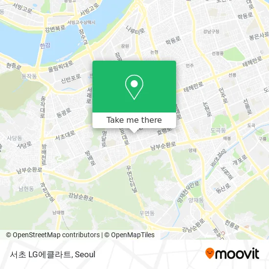 서초 LG에클라트 map