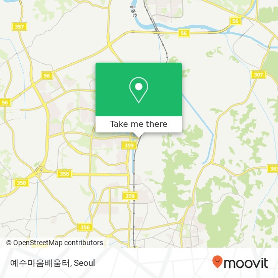 예수마음배움터 map