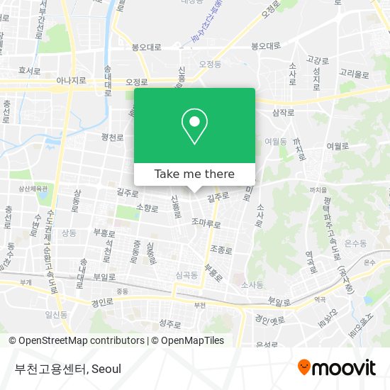 부천고용센터 map