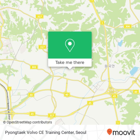 Pyongtaek Volvo CE Training Center map