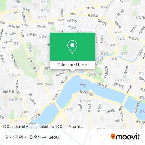 한강공원 서울숲부근 map