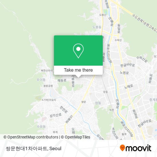 쌍문현대1차아파트 map