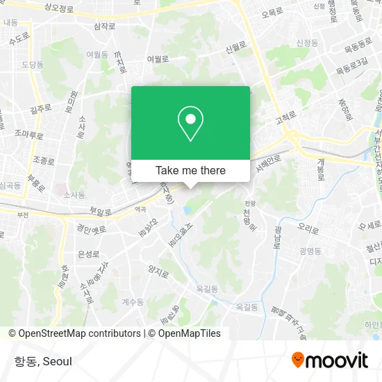 항동 map