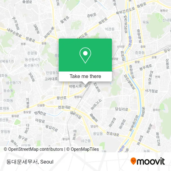 동대문세무서 map