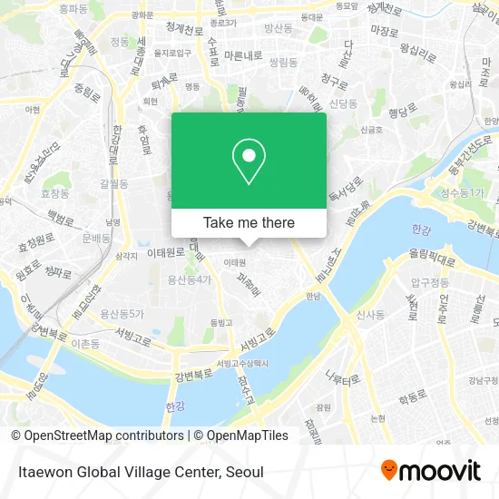 Itaewon Global Village Center map