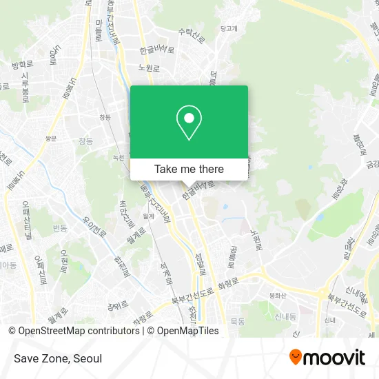 Save Zone map