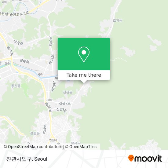 진관사입구 map