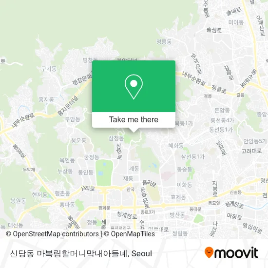 신당동 마복림할머니막내아들네 map