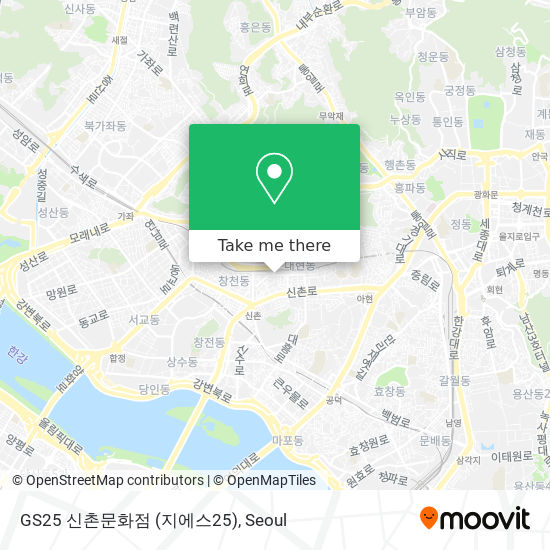 GS25 신촌문화점 (지에스25) map