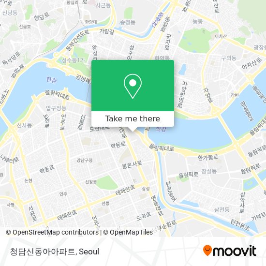 청담신동아아파트 map