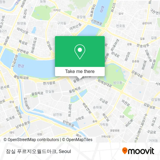 잠실 푸르지오월드마크 map