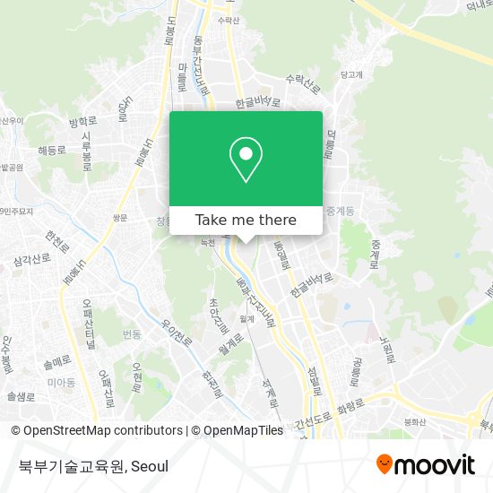북부기술교육원 map