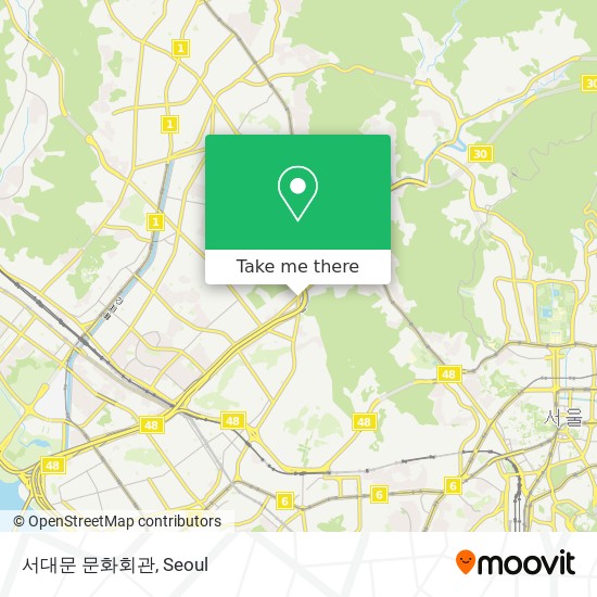 서대문 문화회관 map