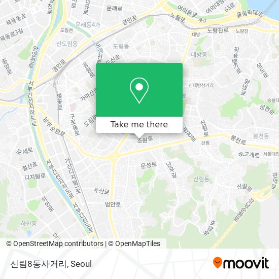 신림8동사거리 map