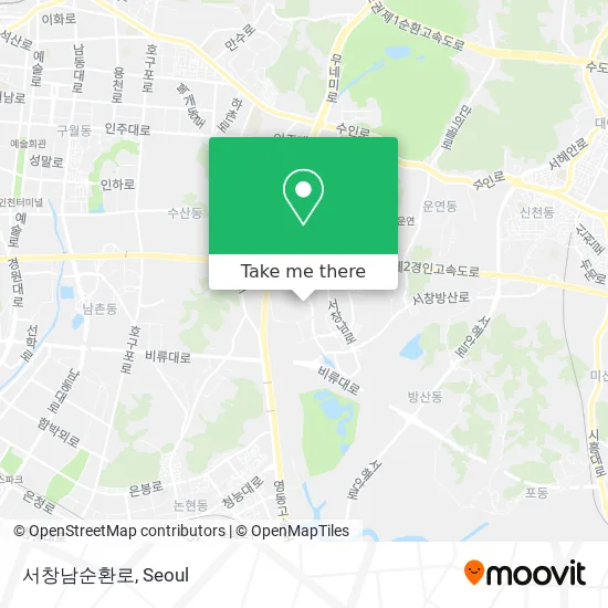 서창남순환로 map