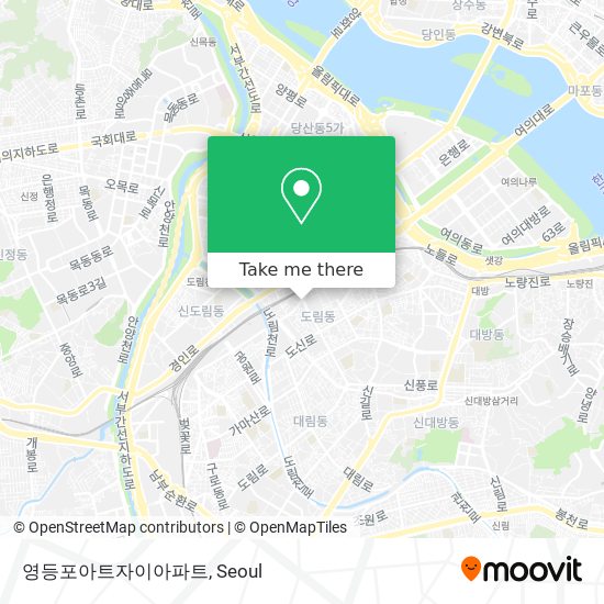 영등포아트자이아파트 map