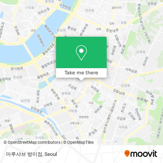 마루샤브 방이점 map