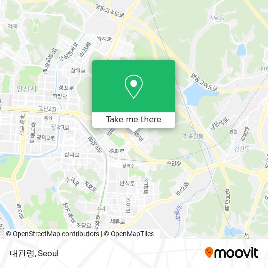 대관령 map