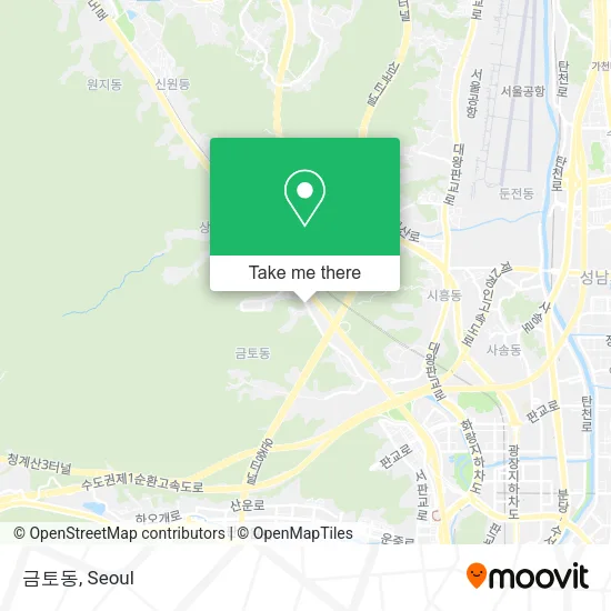 금토동 map